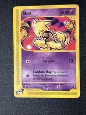 Abra 93/165 Expedition Base Set Pokemon Card! Excellent! E-series Era Rare!