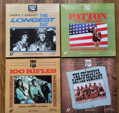 Lot four retro laserdisc - of,