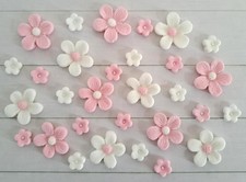Pink white edible - 30,