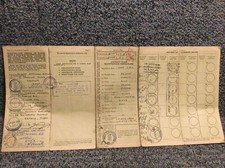 MORRIS MINOR SALOON 1954 BLUE CLASSIC VINTAGE RF60 LOGBOOK MEMORABILIA