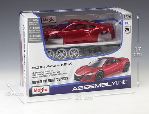 Maisto 2018 acura nsx - 2018, red