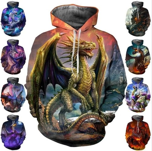 Animal print dragon casual - print,