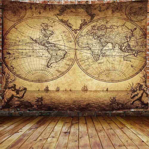 Medieval nautical map - medieval,