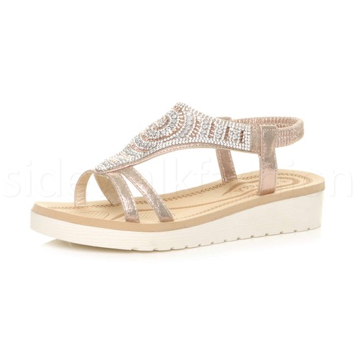 Womens ladies flatform low