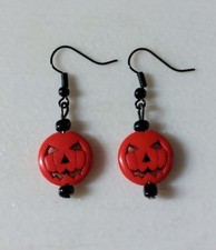 Pumpkin Earrings Halloween