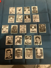 A&BC Football cards 1969-70 Crinkle Cut black & white 22 cards mostly good cond.