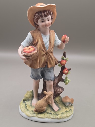 Lefton china boy picking - china,