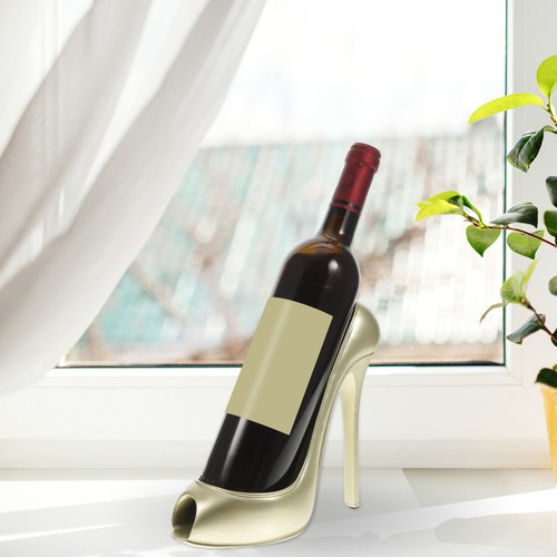 Decorative bottle shelf - decorative,