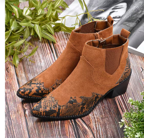 Bnib womens block heel zip - block, up