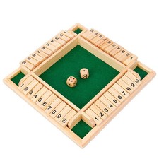 4 Players Shut The Box Wooden