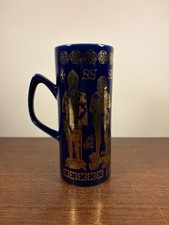 Vintage Blue & Gold Hornsea