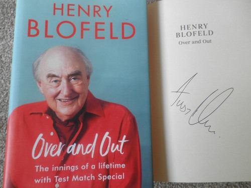 Henry blofeld signed over - *signed*, 'over