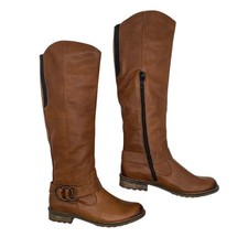 Remonte Dorndorf Women's Leather Knee High Equestrian Boots Brown Size UK 4.5
