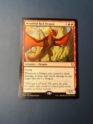 Wrathful red dragon - wrathful,