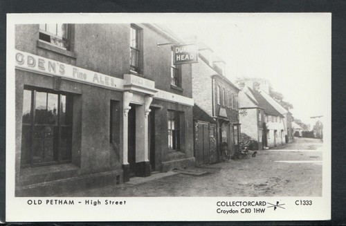 Kent postcard old petham - postcard,