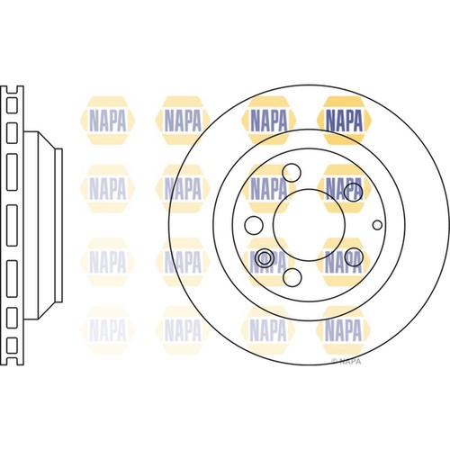 Brake discs vented for vw - brake,