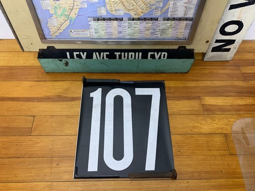 Nyc bus roll sign section - ny,