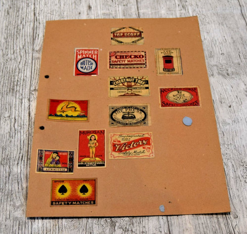 Superb vintage matchbox labels - superb,