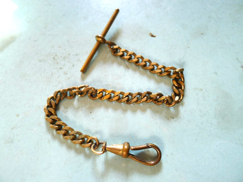 Gold plated pocket watch - gold,