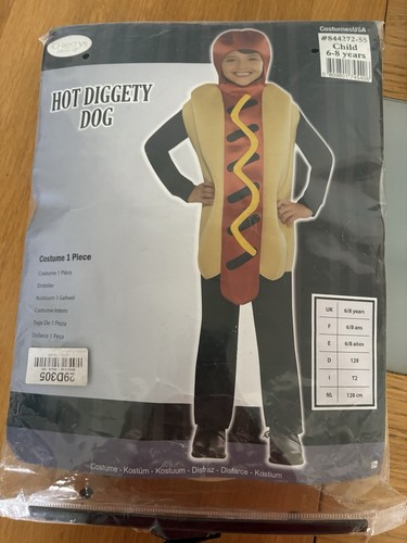 Kids hotdog costume aged - kids,