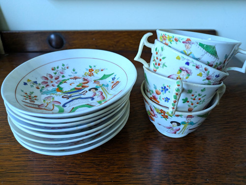 Georgian 1820s tea set - georgian,