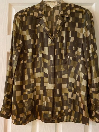 Escada silk vintage blouse - escada,