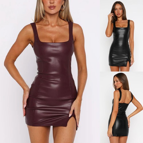 Womens leather mini - pu,