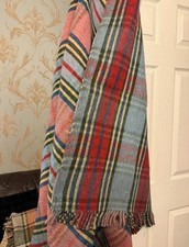 Vintage Heavy Pure Wool Plaid