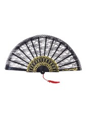 Black Spanish Lace Hand Fan