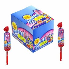 Chupa Chups MELODY POPS Whistle Lollipops Strawberry Flavour 1 box Of 48 x 15g