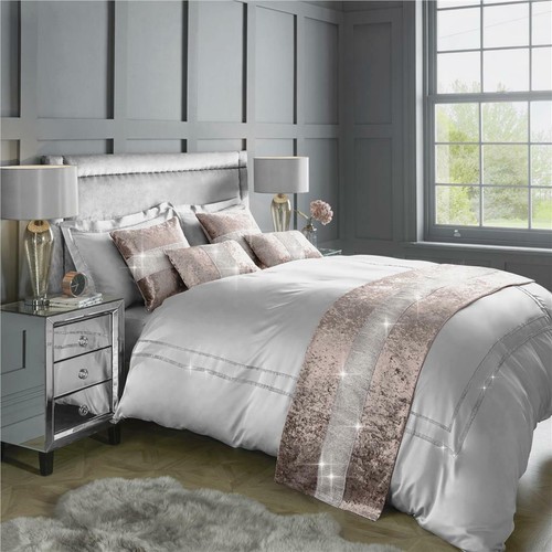 Blush pink diamante crushed - pink,