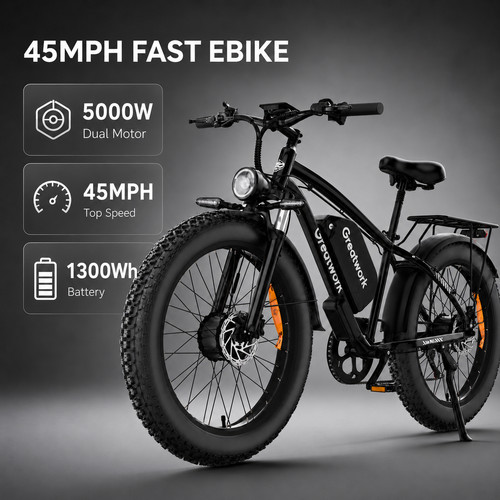 5000w dual motor - electric, bike