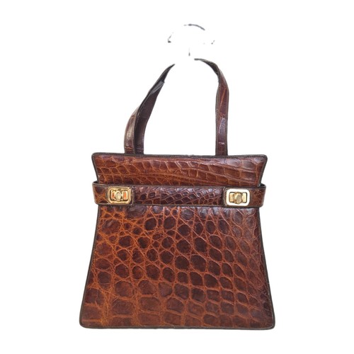 Vintage50s genuine crocodile - genuine,