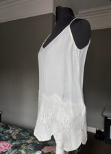 Massimo Dutti White Lace Hem