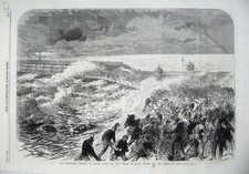 Old Antique Print 1869 Ta Army