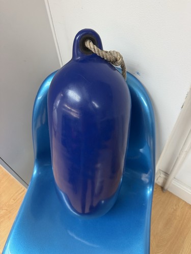 Navy blue fender with rope - blue,