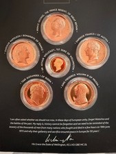 Waterloo 200 Duke of Wellington Gold & Bronze Medal Set – London Mint Office