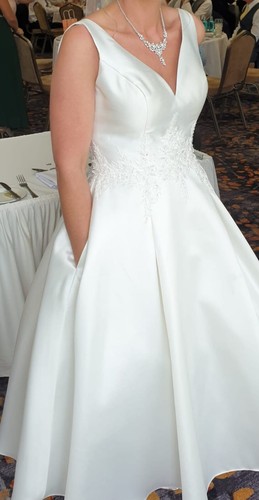 Ivory tea length - ivory, dress
