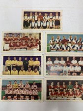 SOCCER BUBBLE GUM CARDS x 7