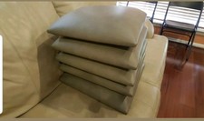 Five (5) New! Bernhardt Furniture Leather Chair Replacement Cushions