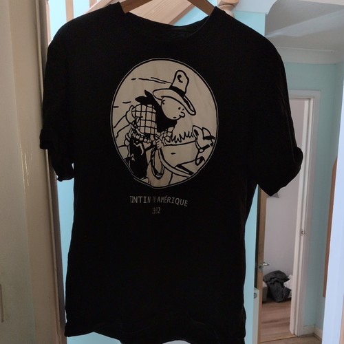 Vintage tintin shirt - vintage, size