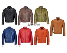 Mens leather jacket 100 real - leather,