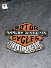 Old Harley Davidson Metal Sign