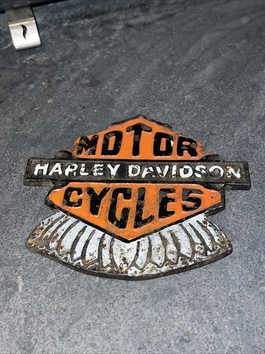 Old harley davidson metal - harley,