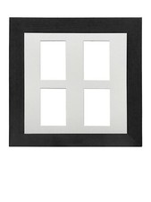 Multi Aperture Collage Picture Photo Frames Choice of Mount Design Rustic /Black