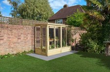 Forest lean green house x - forest, to