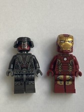 LEGO Iron Man Mark 43 Armor & ulton Minifigures 76031 The Hulk Buster Smash