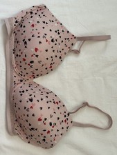 32D M&S Peach Soft Padded Nonwired Bra