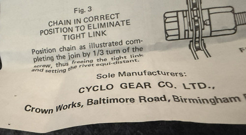 Cyclo rivoli instructions only - cyclo,