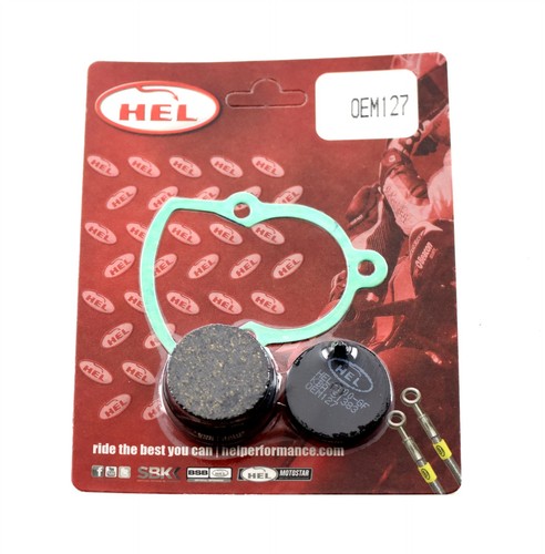 Hel rear brake pads - brake, yamaha